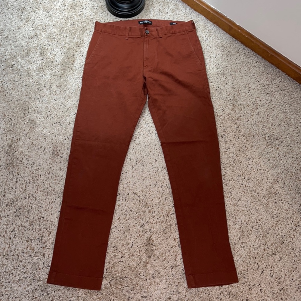 J. Crew Mercantile Flex Rust Colored Chinos Slim Fit- 30x32
